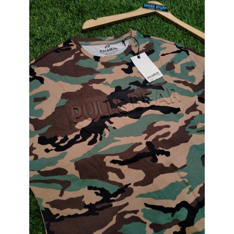 T-shirt Pull & Bear camo original