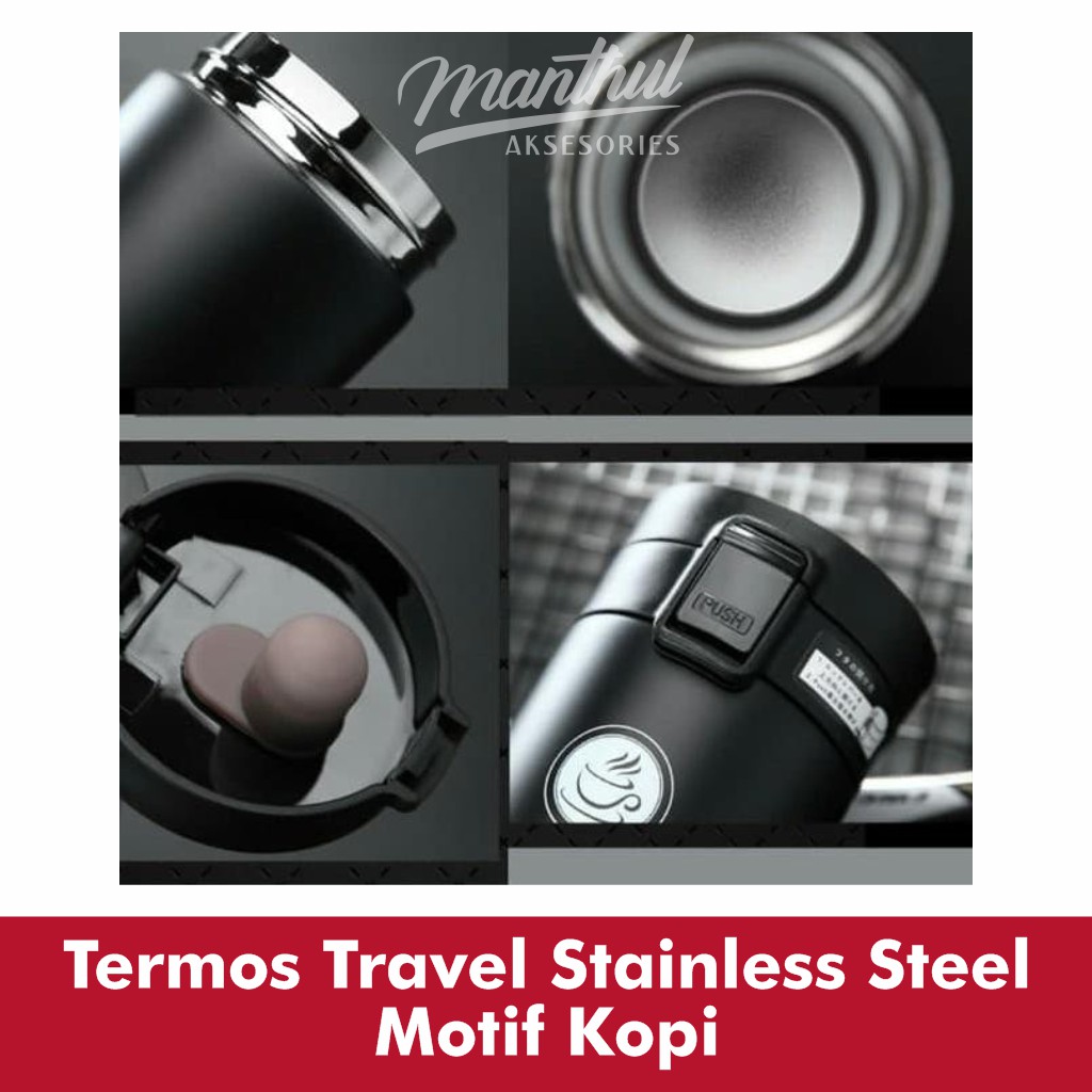 Termos Travel StainlessSteel Motif Kopi