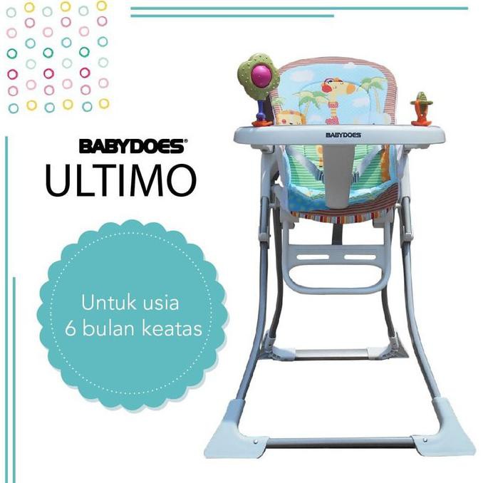 Babydoes Highchair Ultimo Ch 041 / Kursi Makan Bayi - Blue Hokijaya0797