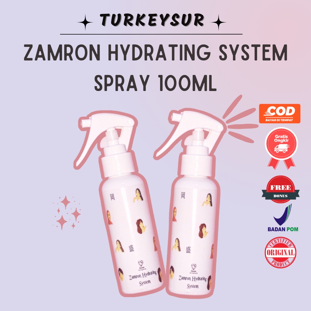 Zamron Hydrating System (ZHS) Spray Original Full Size New Packaging Zamron Official Skincare