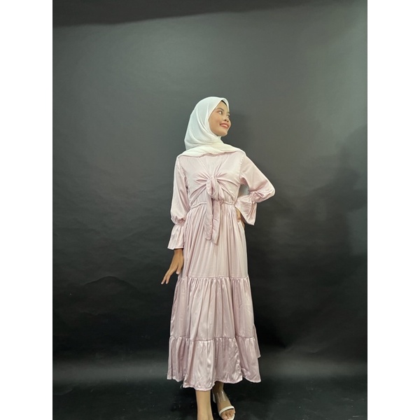 Arisha Dress Pinecloo - Dress armani silk - Dress rample