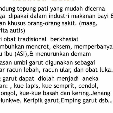 

☚ Tepung Pati Garut Organik 500Gram / Pati Asam Lambung - 1000 Gr ←