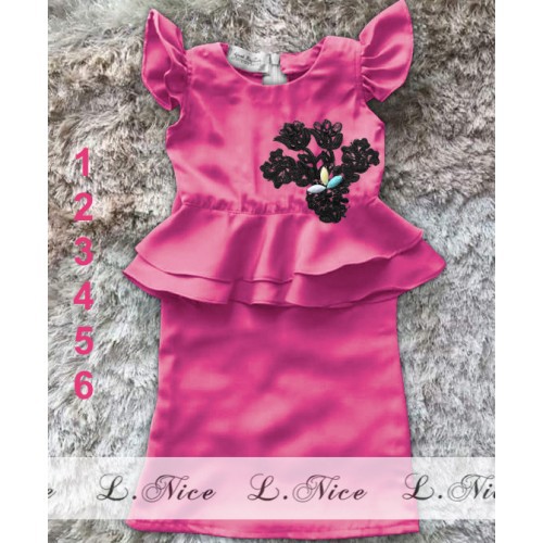 Baju anak perempuan impor reseller/dropship lnice blouse pink 15597