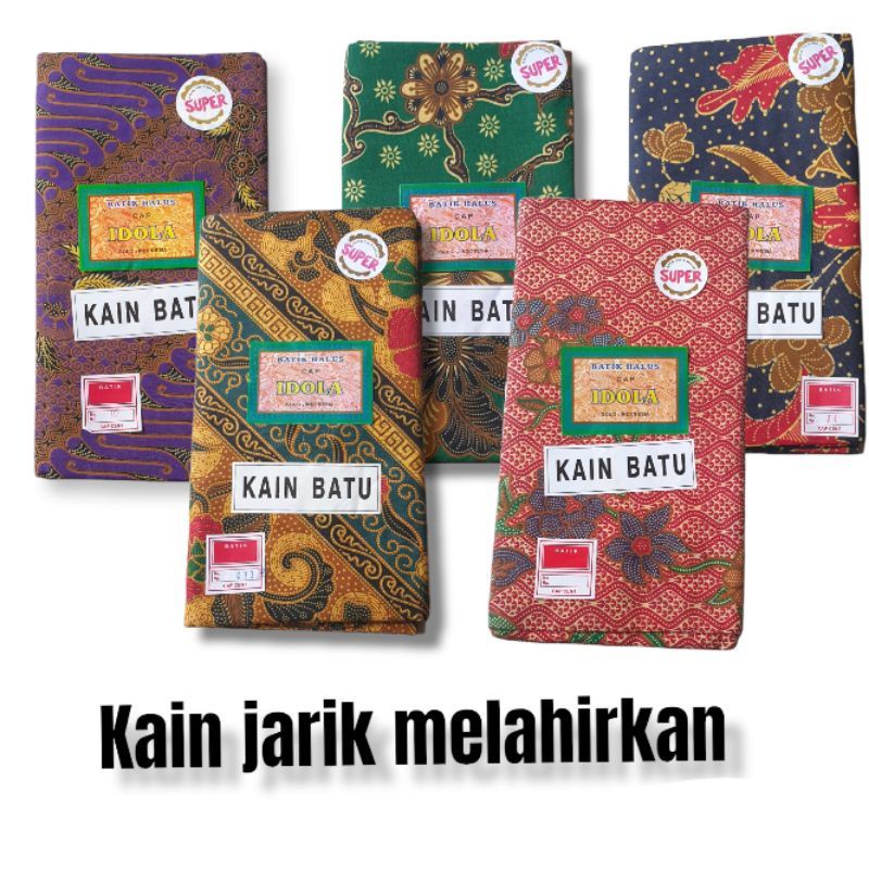 Kain Jarik Panjang Melahirkan Persalinan Batik Halus Cap Idola