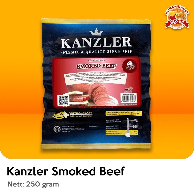 

Kanzler Smoked Beef 250 gr