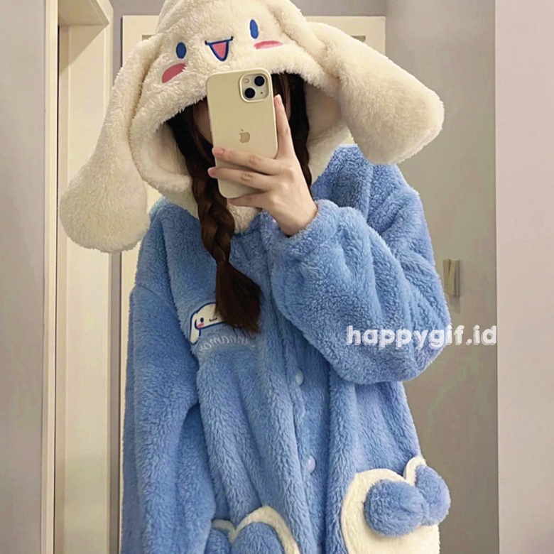 CINNAMON ROLL DASTER ONESIE BAJU TIDUR KOSTUM  PIYAMA KIGURUMI