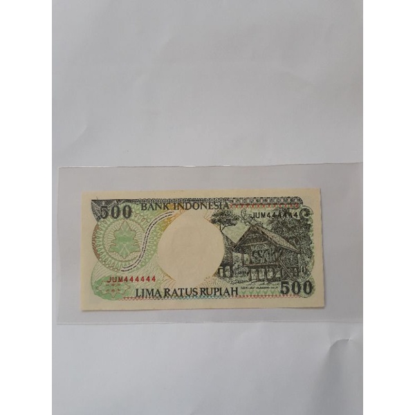 Uang Kuno 500 Rupiah 1992 Fancy Number