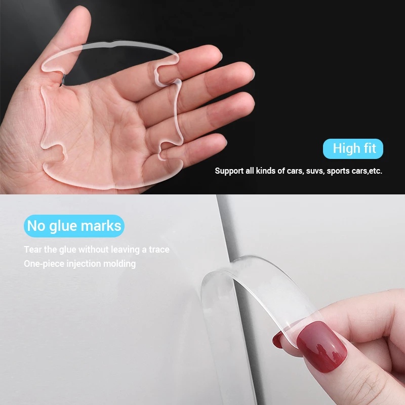 [4PCS / 8PCS General Invisible Door Handle Protective Film][Car Scratches Protector]