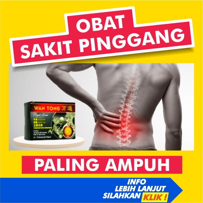 Obat Jamu Sakit Pinggang Belakang Ampuh Saraf Kejepit Encok Pegal Linu Asam Urat Nyeri Sendi Lutut