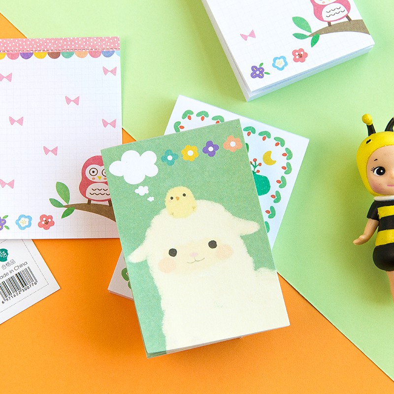 Buku Catatan Motif Kartun Hewan Lucu Warna Merah Shopee Indonesia