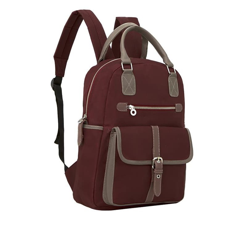 TAS RANSEL WANITA SOPHIE MARTIN BACKPACK MAROON SEAGULL T4516B6 KULI A