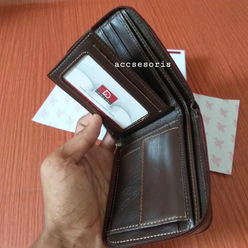 DOMPET RESLETING FULL PRIA WANITA/ Dompet kulit sapi asli dompet sleting keliling