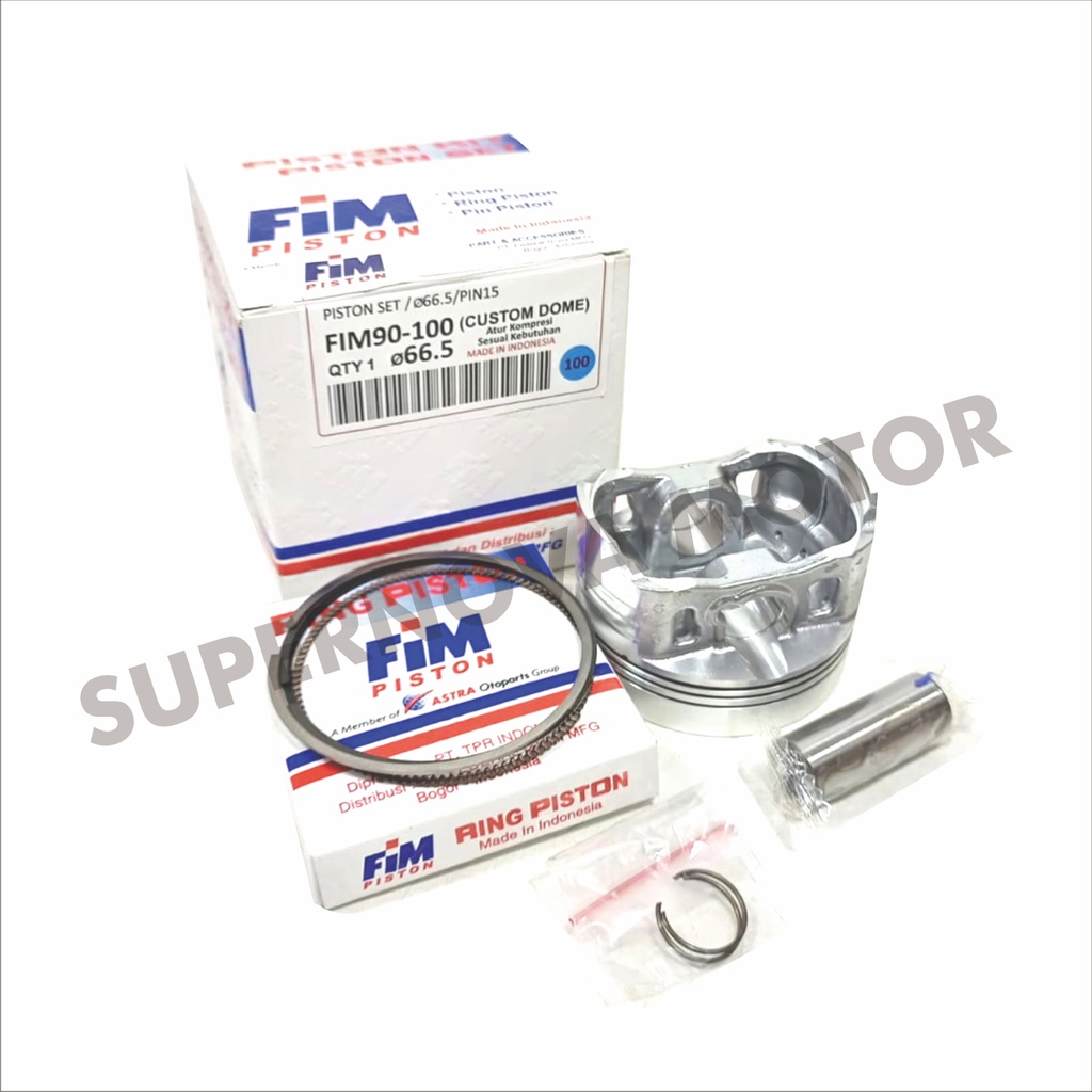 PISTON KIT FIM 90 FIM90 65.5 66 66.5 67 67.5 68 Modifikasi Basic Pen 15-2