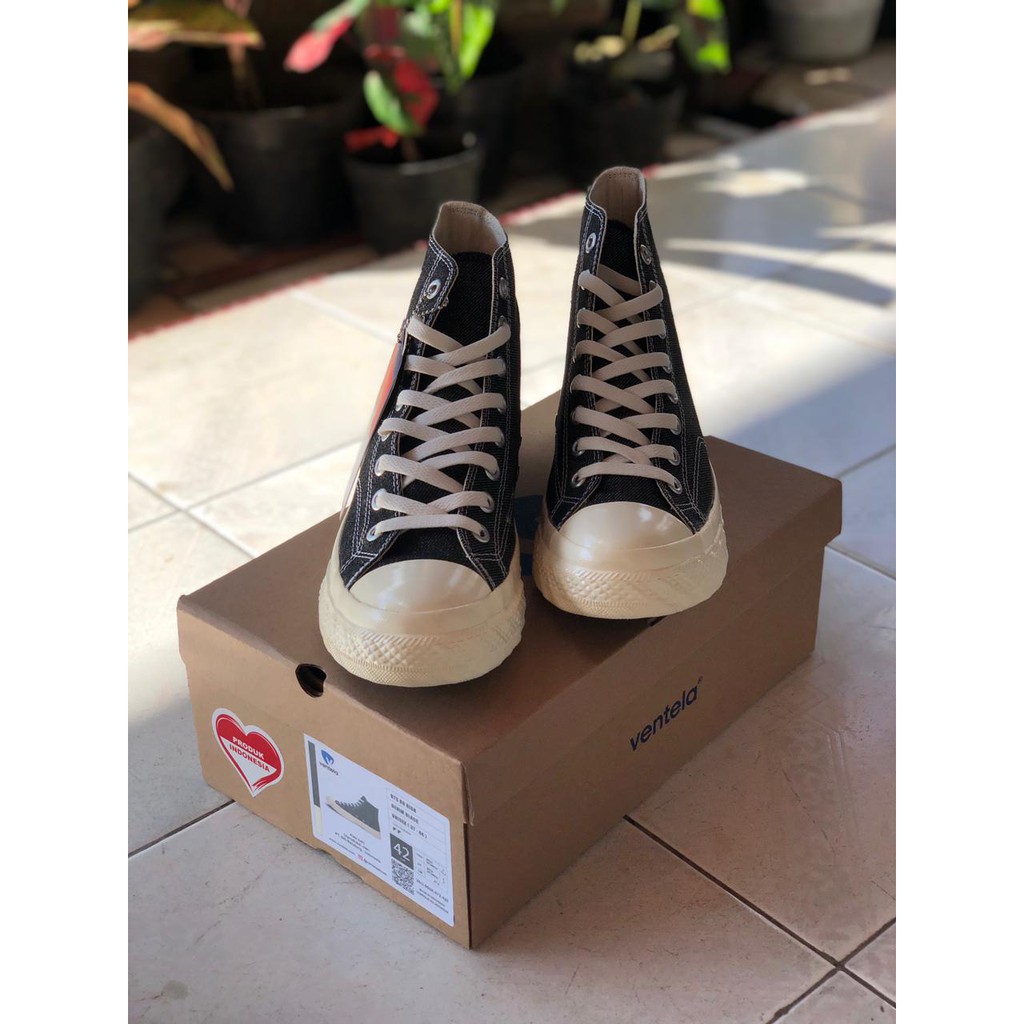 Ventela x Badjatex (BTS 80 High Black Denim)