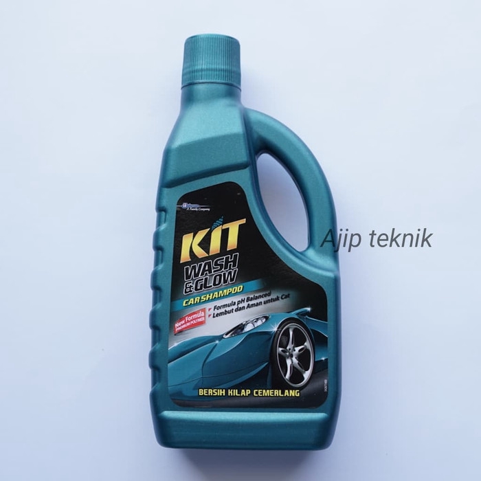 KIT Wash and Glow Car Shampoo Sampo Mobil Dengan Busa Pembersih 1 Ltr