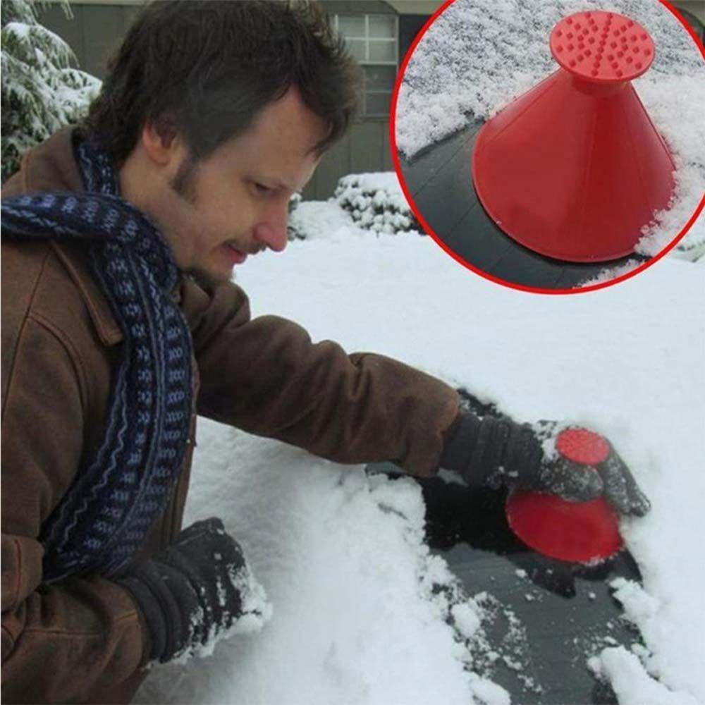 [Elegan] Sekop Salju Magic Cone Deicing Kaca Depan Mobil Ice Scraper Snow Brush Car Ice Scraper