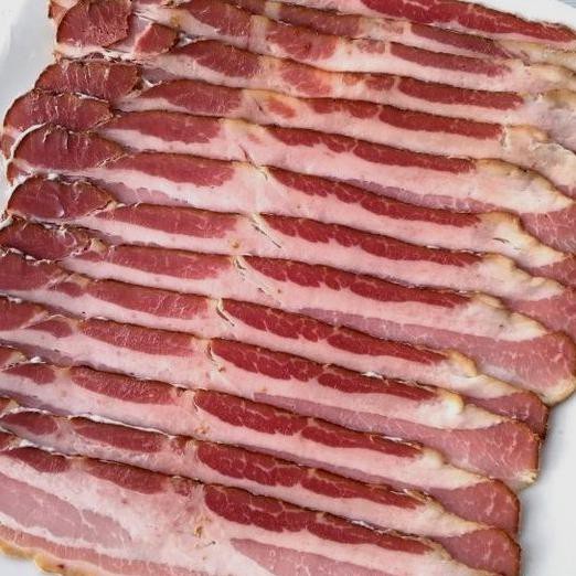 

Smoked Beef Bacon/Asap Bacon Sapi (Sliced 100 Gr) Ready Stok