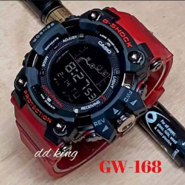 Jam Tangan Casio Gshock B1000 Water Resist - Hitam tali Merah