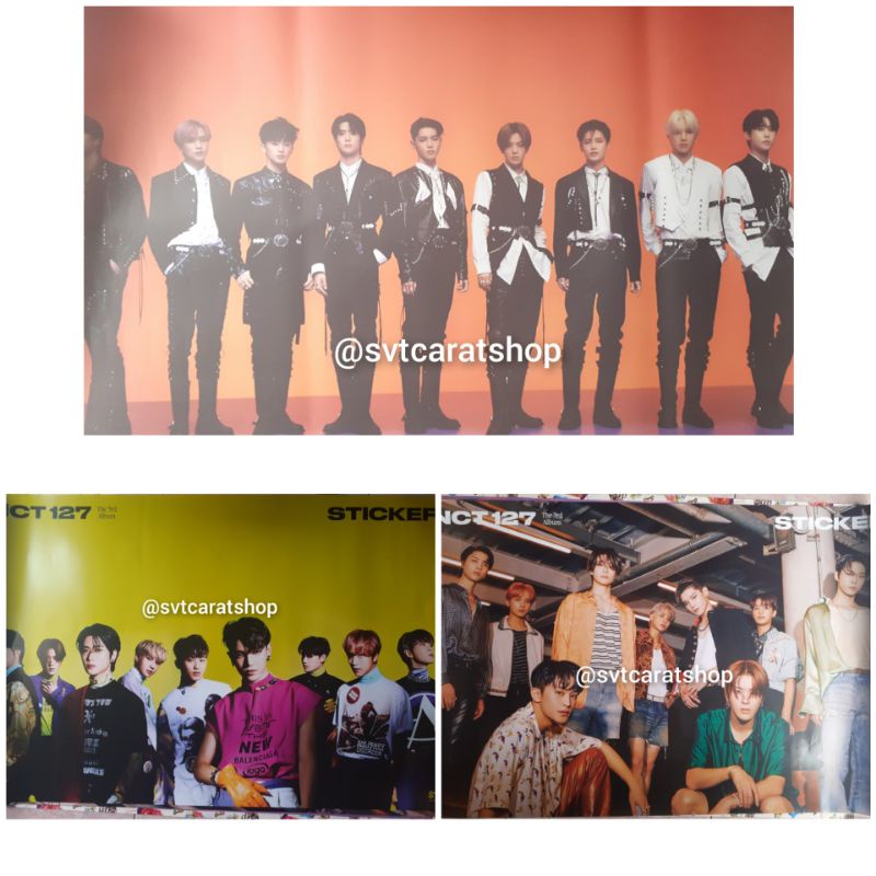 (+TUBE) NCT127 STICKER ROLLED POSTER OFFICIAL