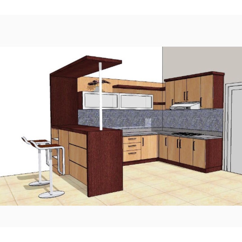 Kitchen set minimalis klasik kitchen set modern custom hpl