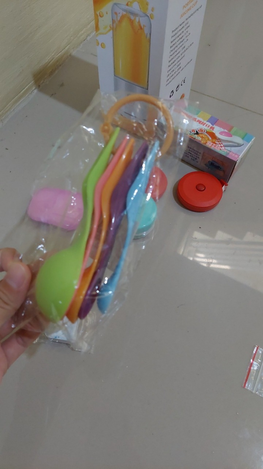 ♣️ Serafina ♣️ -[ Set 5 In 1  Sendok Takar ] Warna Warni Ukur Bumbu