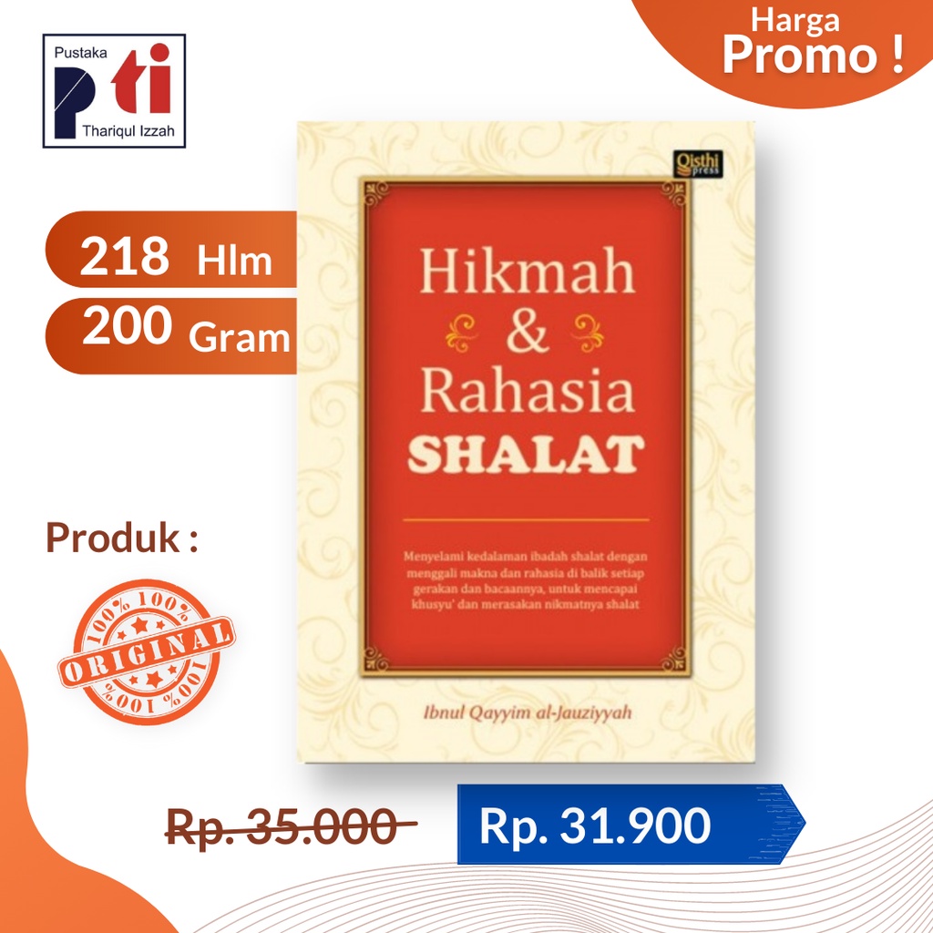 BUKU Hikmah Dan Rahasia Shalat Nabi Qisthi Press
