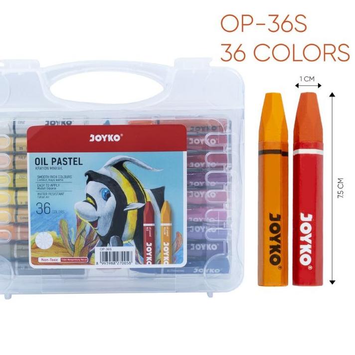 

Trendy Crayon Joyko / Oil pastel Joyko 36 Warna / 1pak !!