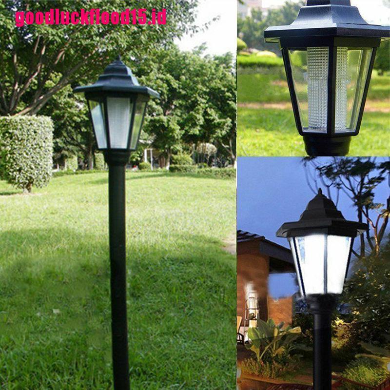 {LUCKID}Auto Outdoor Garden LED Solar Power Path Cited Light Landscape Lamp Post Lawn A