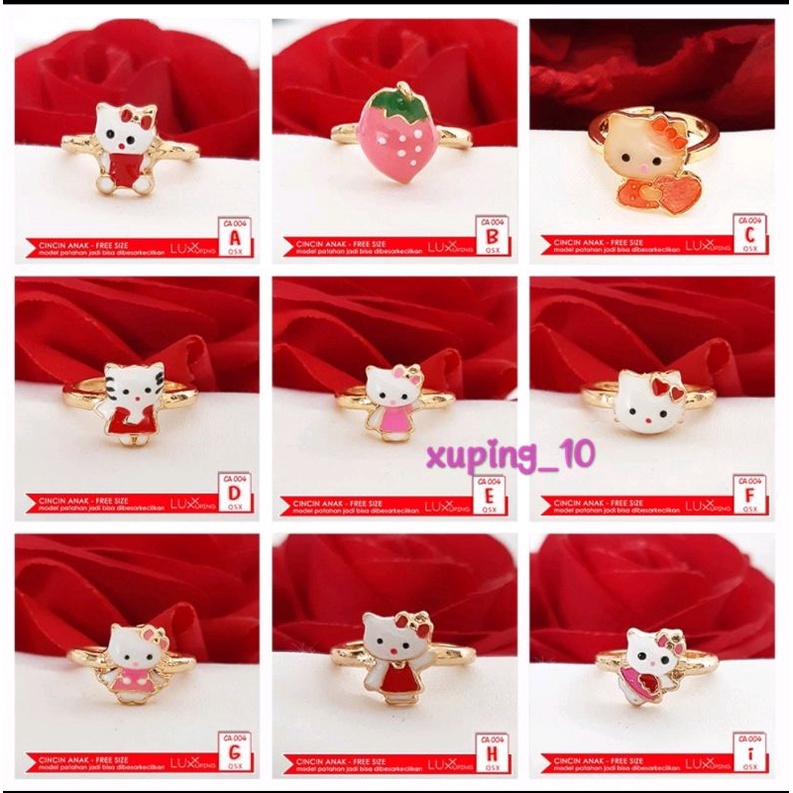 Cincin Anak Murah All Size Cincin Fleksibel Patahan - Cincin Xuping Anak