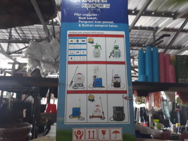 Pressure sprayer YOTO 5 liter semprotan(penyemprot tamaman bertekanan)