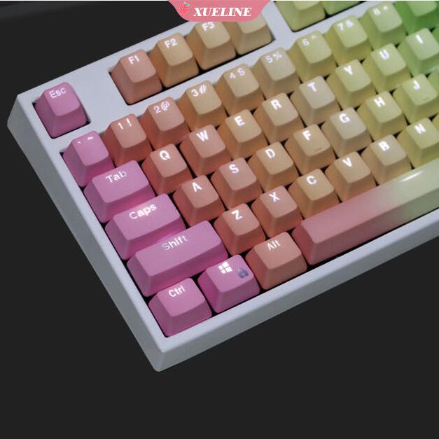 104 -key PBT Set Word penetration dyed Keycap Switches Mechanical Keyboar |XUELI|