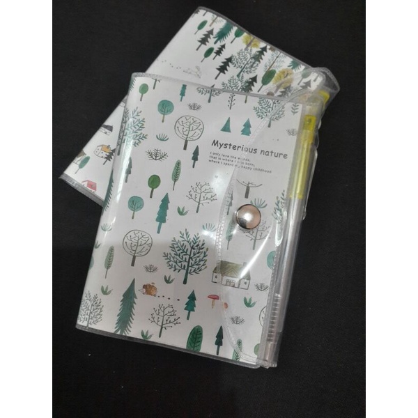 

Mini Fashion Note Book with a Pen Mysterious Nature Edition 48 Sheets