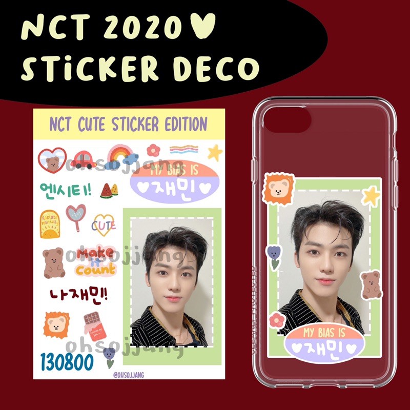 NCT CUTE STICKER DECO LUCU STIKER NCT127 NCTU WAYV