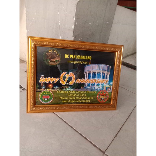 TERLARIS PIGURA FRAME EMAS UKURAN A4 DESIGN MEWAH HARGA NYUNGSEP