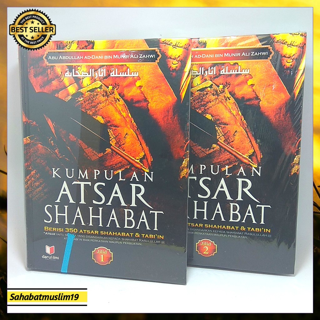 Kumpulan Atsar Sahabat Jilid 1 dan 2 Buku Paket Atsar Sahabat Nabi
