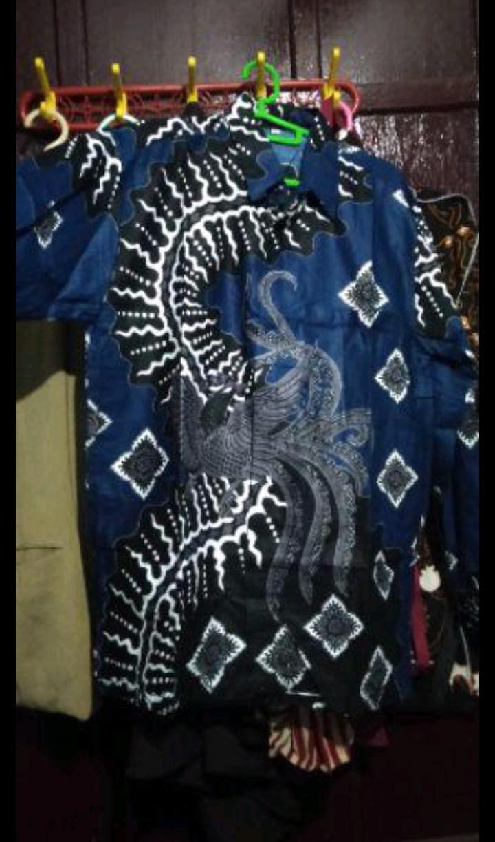Bswart Batik Hrb026 Kenongo Hem Pendek Padi Pekalongan M L Xl Batik Pria Murah Modern Grosir