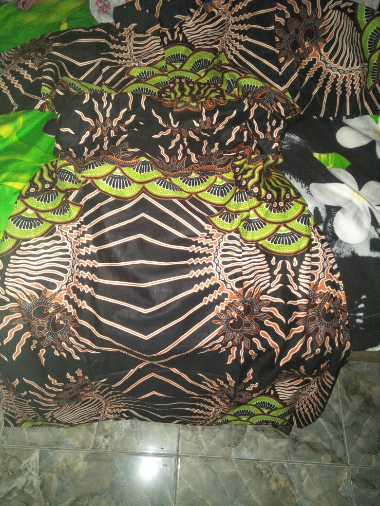Ms Gamis Batik Sriwedari Maxi Bumil/busui Katun Sogan Allsize & Jumbo