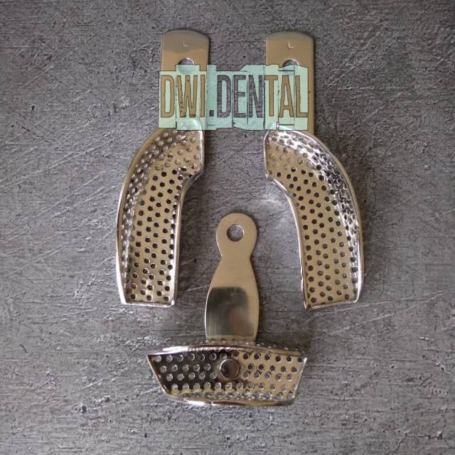 D1.2 -Dental sendok cetak gigi stainless steel metal