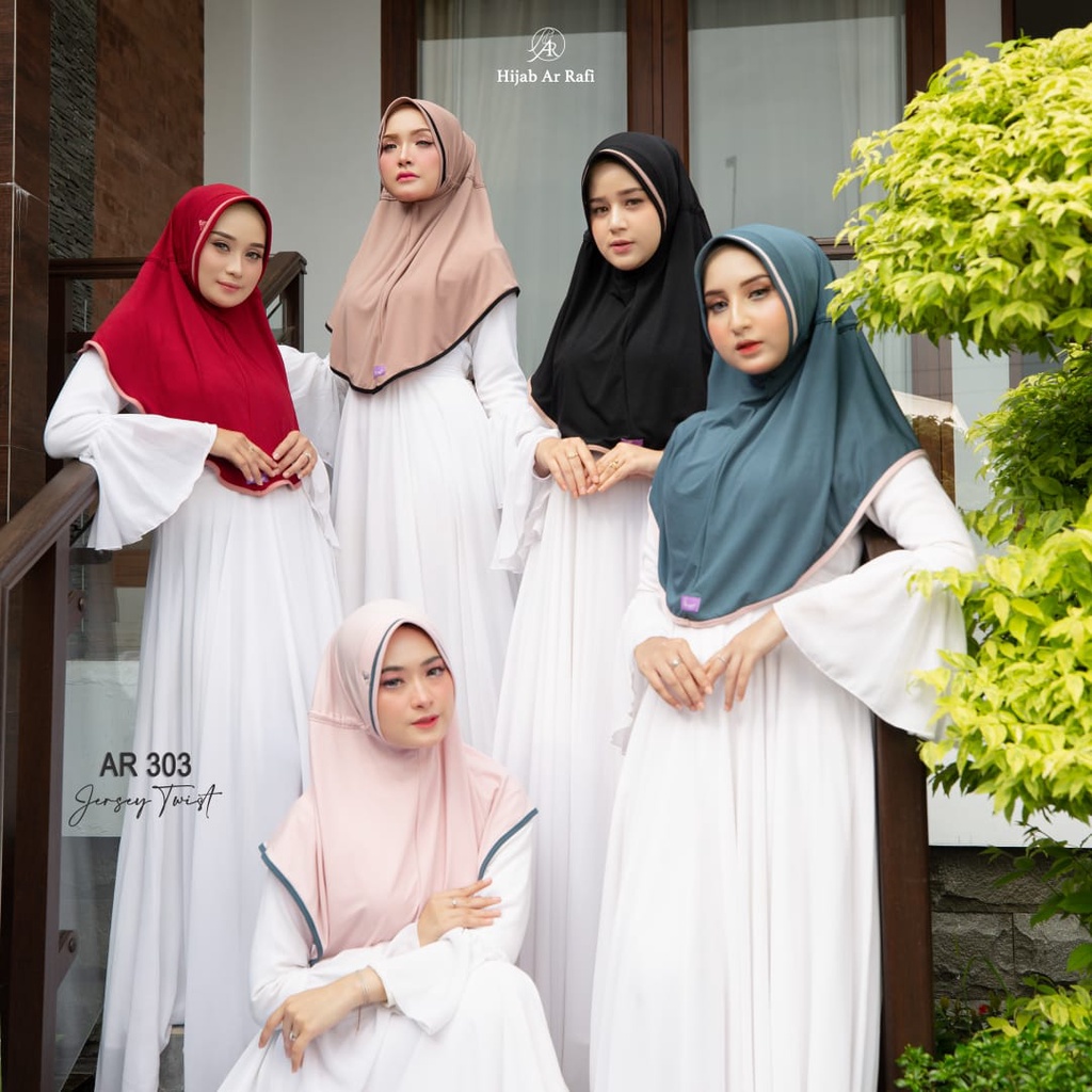 Hijab arrafi terbaru 2022 ori | jilbab arrafi terbaru 2022 ori | hijab arrafi terbaru AR 303 | bergo