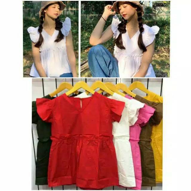 Blouse v neck angel (basic v neck angel)