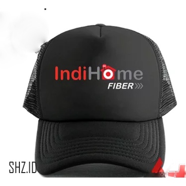 Topi trucker jaring indihome fiber