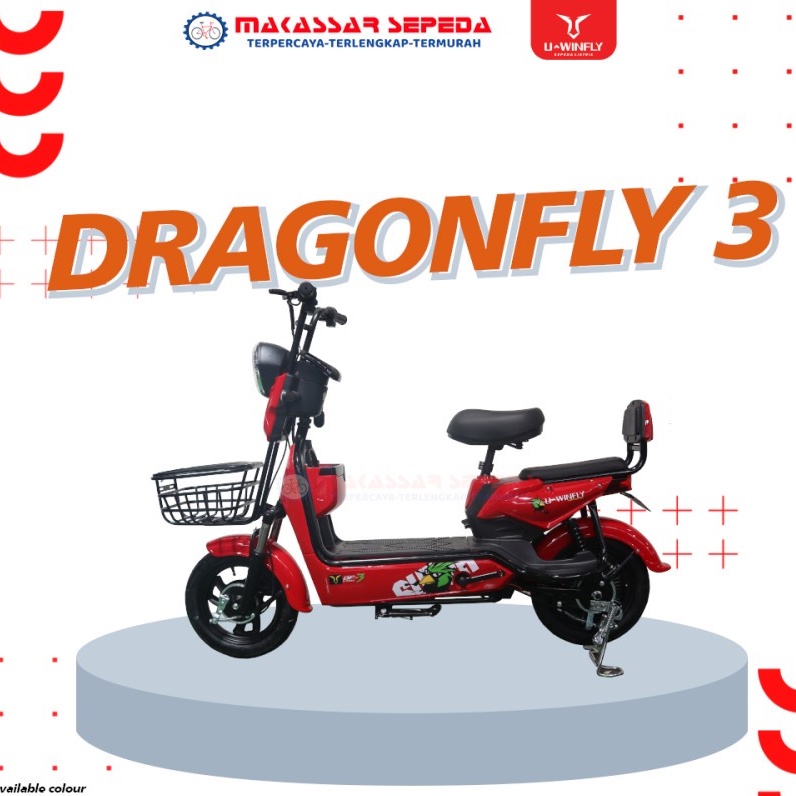 SEPEDA LISTRIK E-BIKE UWINFLY DRAGONFLY - 3