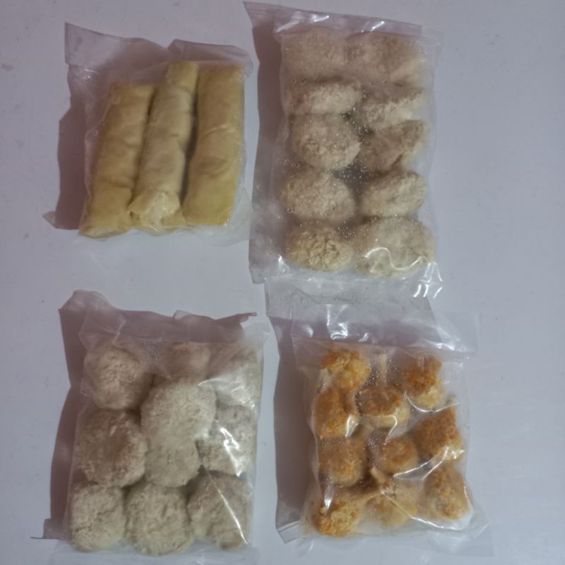 

Aneka bento egg roll, spicy chicken, shrimp roll, kaki naga