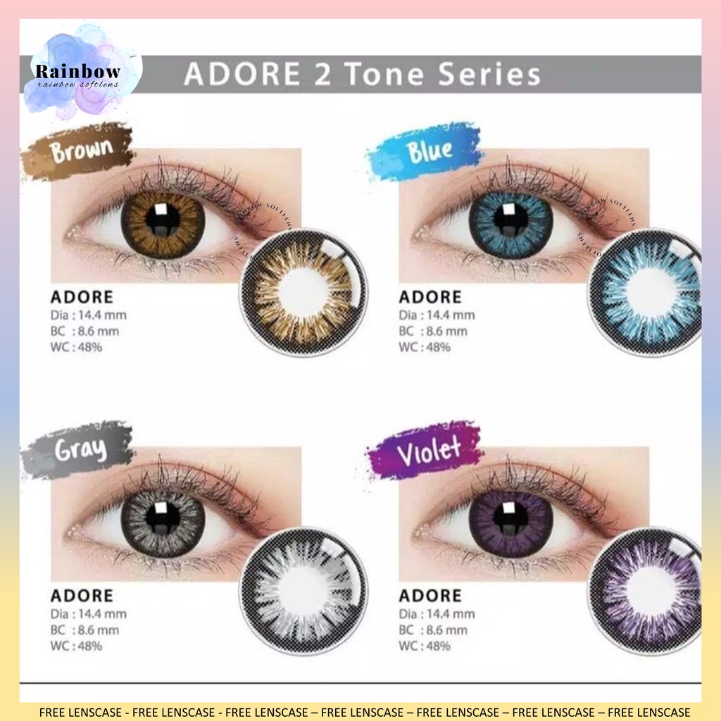 [COD[ SOFTLENS LC ADORE MINUS (-3.25 SD -6.00) DIAMETER 14.4MM / LIVING COLOR