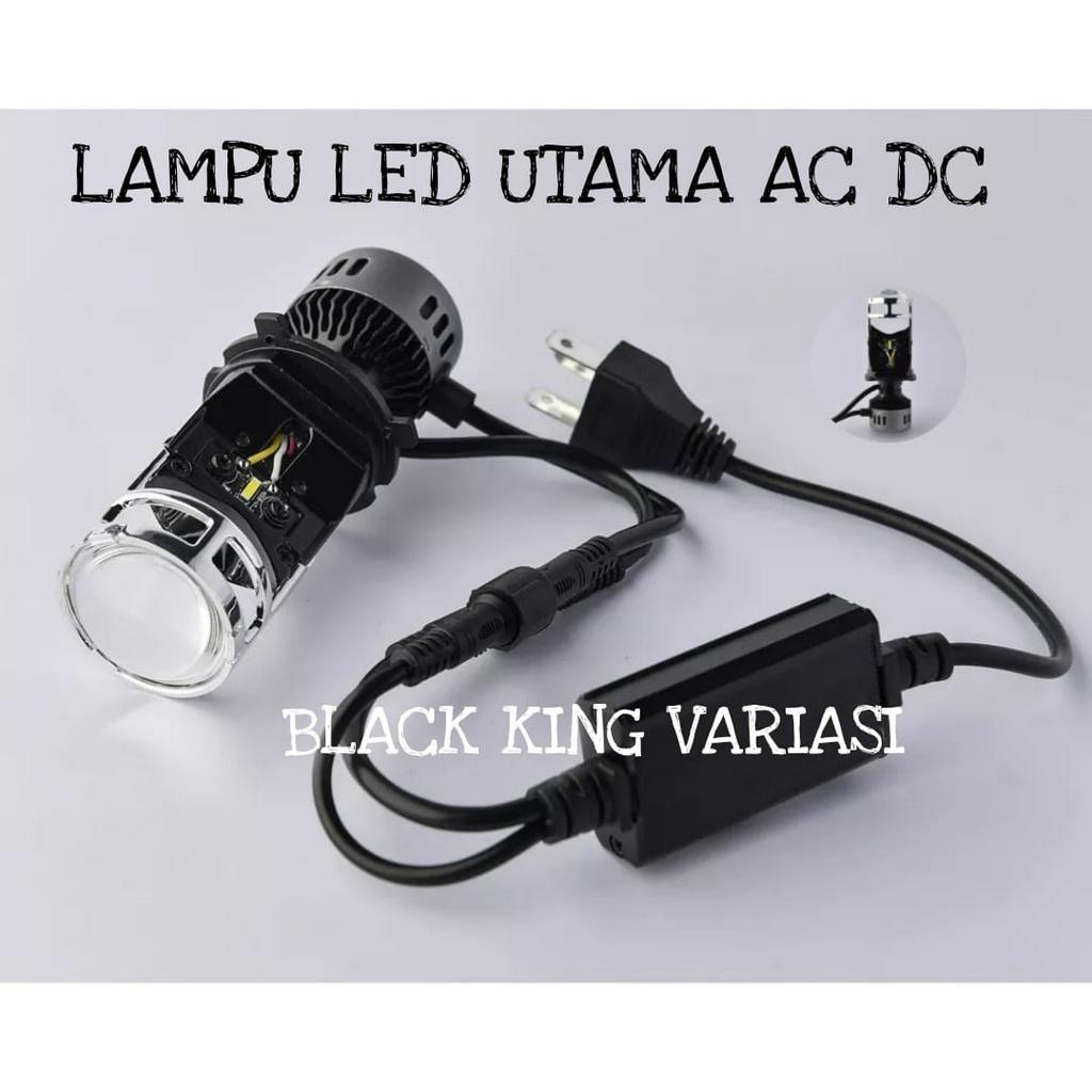 Lampu H4 Rayton Lampu Utama Mini Projector Led Lampu Depan Lampu Motor RTD LED M01B