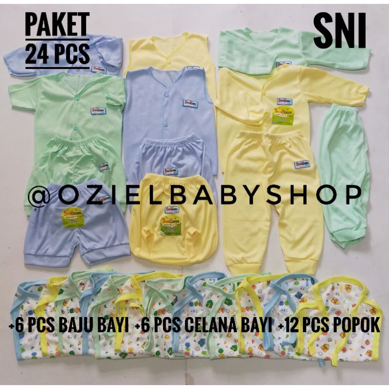 paket perlengkapan bayi baru lahir SNI / paket 24 pcs / pelengkapan bayi baru lahir