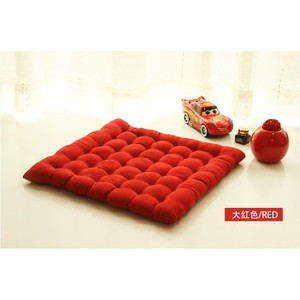 inDkost 60x60 Satin Bantal Duduk Lesehan Cushion Lantai Alas Kursi Mobil Kantor Kayu Bambu