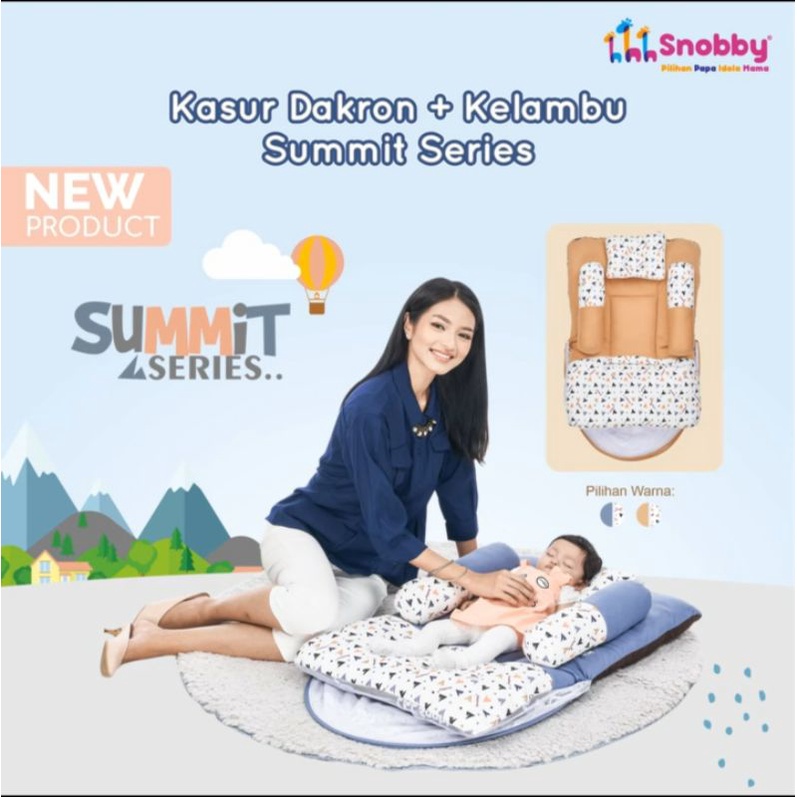 [2 kg] Snobby Kasur Lipat Bayi Dakron + Kelambu Summit Series - TPK 6291