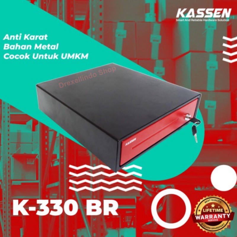 Cash drawer laci kasir KASSEN K330 K-330 BR