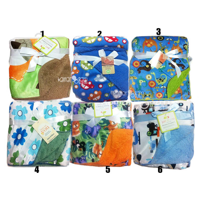 Selimut Carter Double Fleece .  Selimut bayi carter double fleece